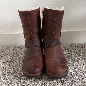 UGG Brown Combat & Moto Boots